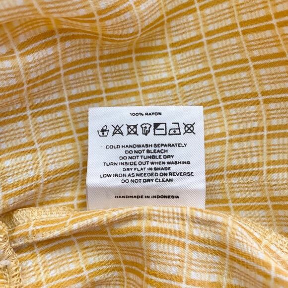 Faithfull the Brand Ceretti Check Desert Oma Top, Size 2 - Picture 10 of 10